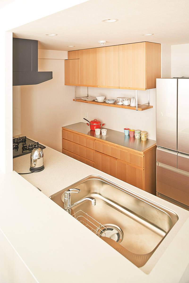 ブナの壁面収納