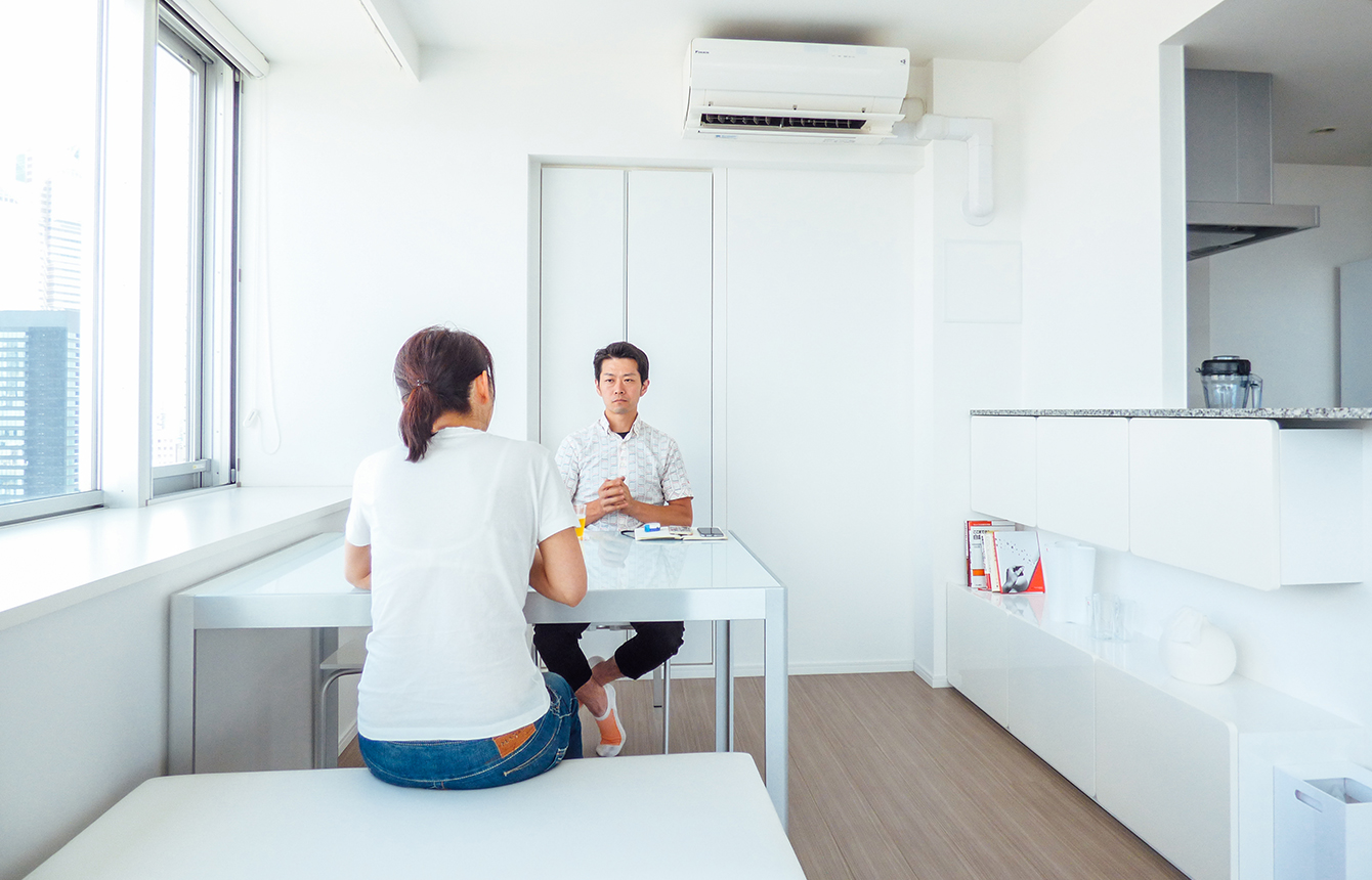 モノトーンで構成されたインテリアに馴染むデザイン