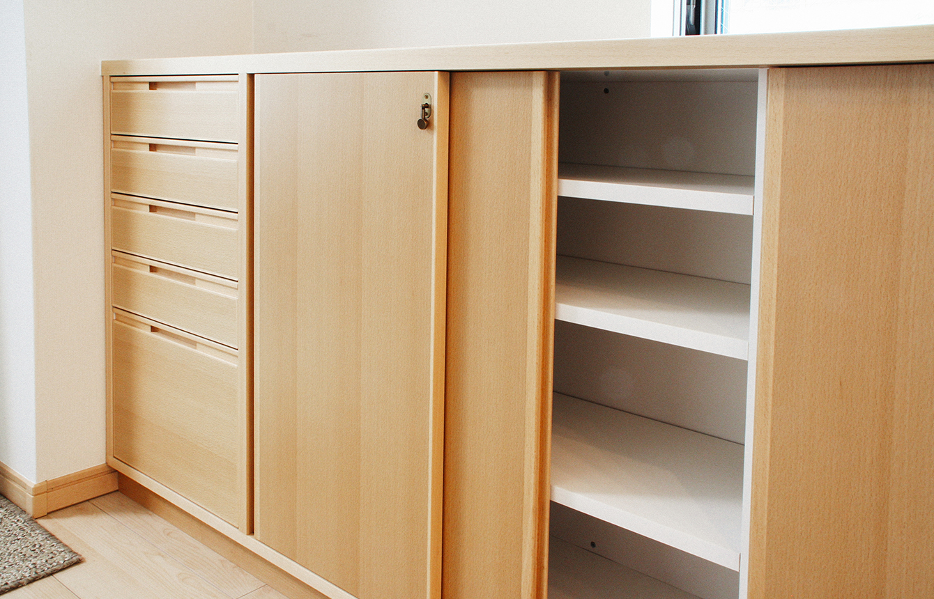 奥様のご要望で取り付けた扉の鍵